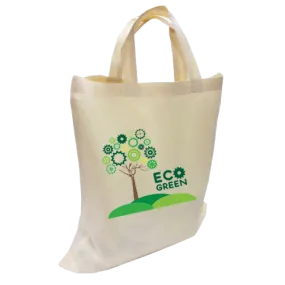 100% Natural Cotton Totes Short Handles - Unprinted sample