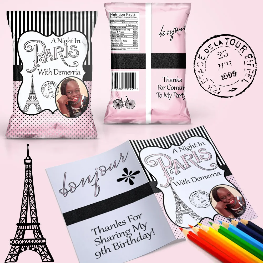 A Night In Paris Birthday Theme - FREE SHIPPING