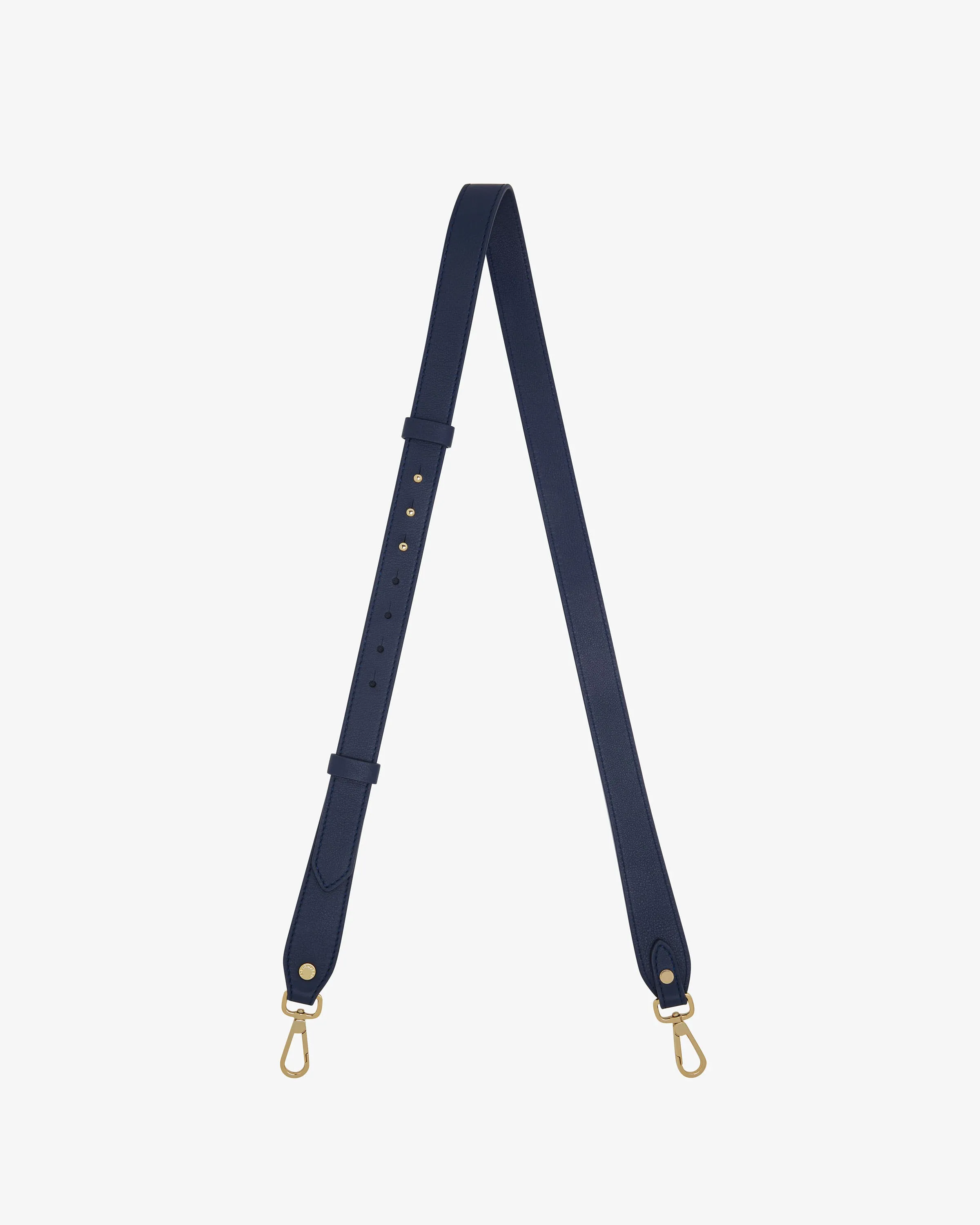 Adjustable Leather Strap - Navy