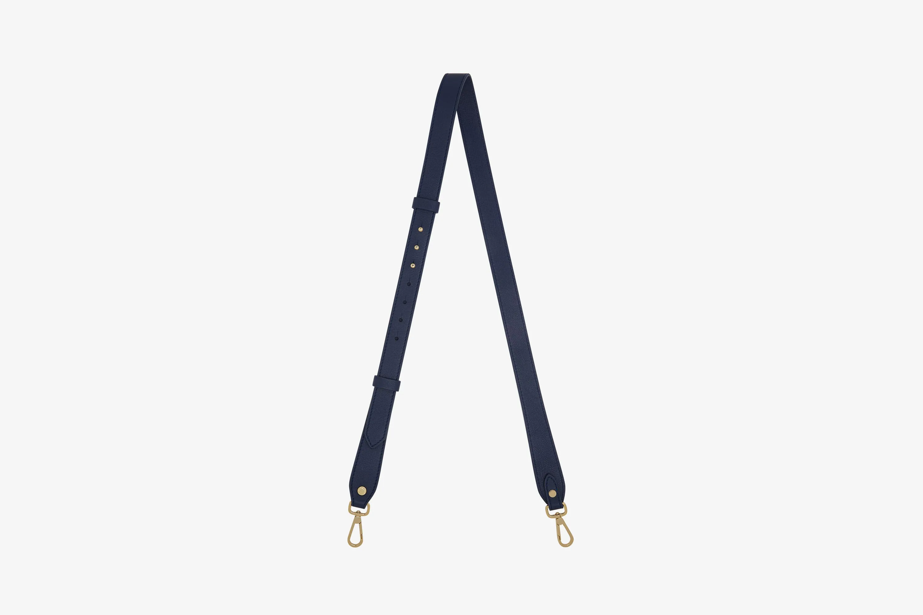 Adjustable Leather Strap - Navy