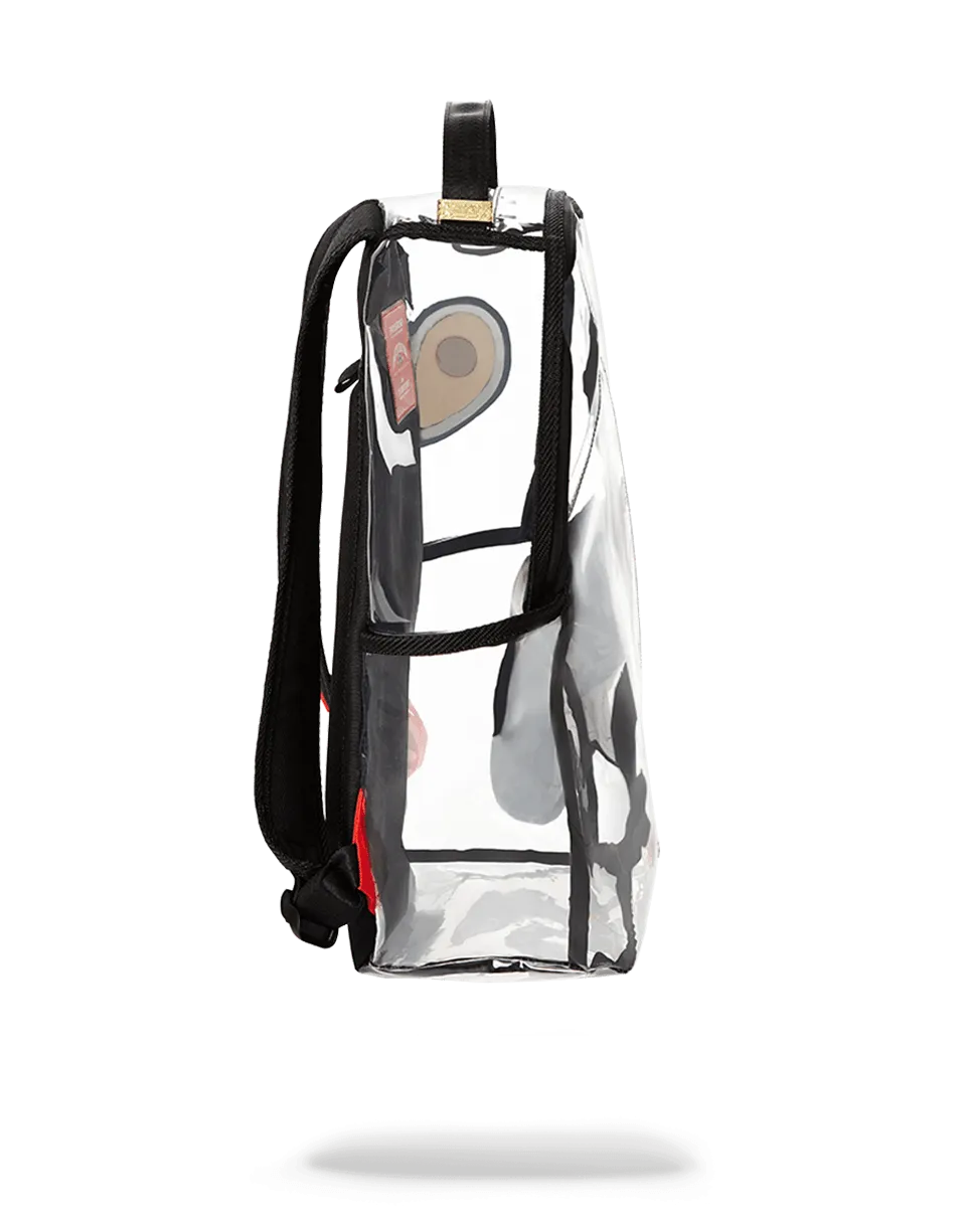 ANGLED 20/20 VISION SHARK CLEAR BACKPACK