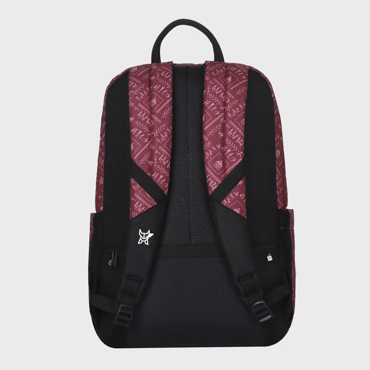 Arctic Fox Warli Tawny Port Laptop Backpack