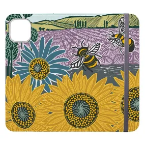 Bees And Sunflowers By Kate heiss