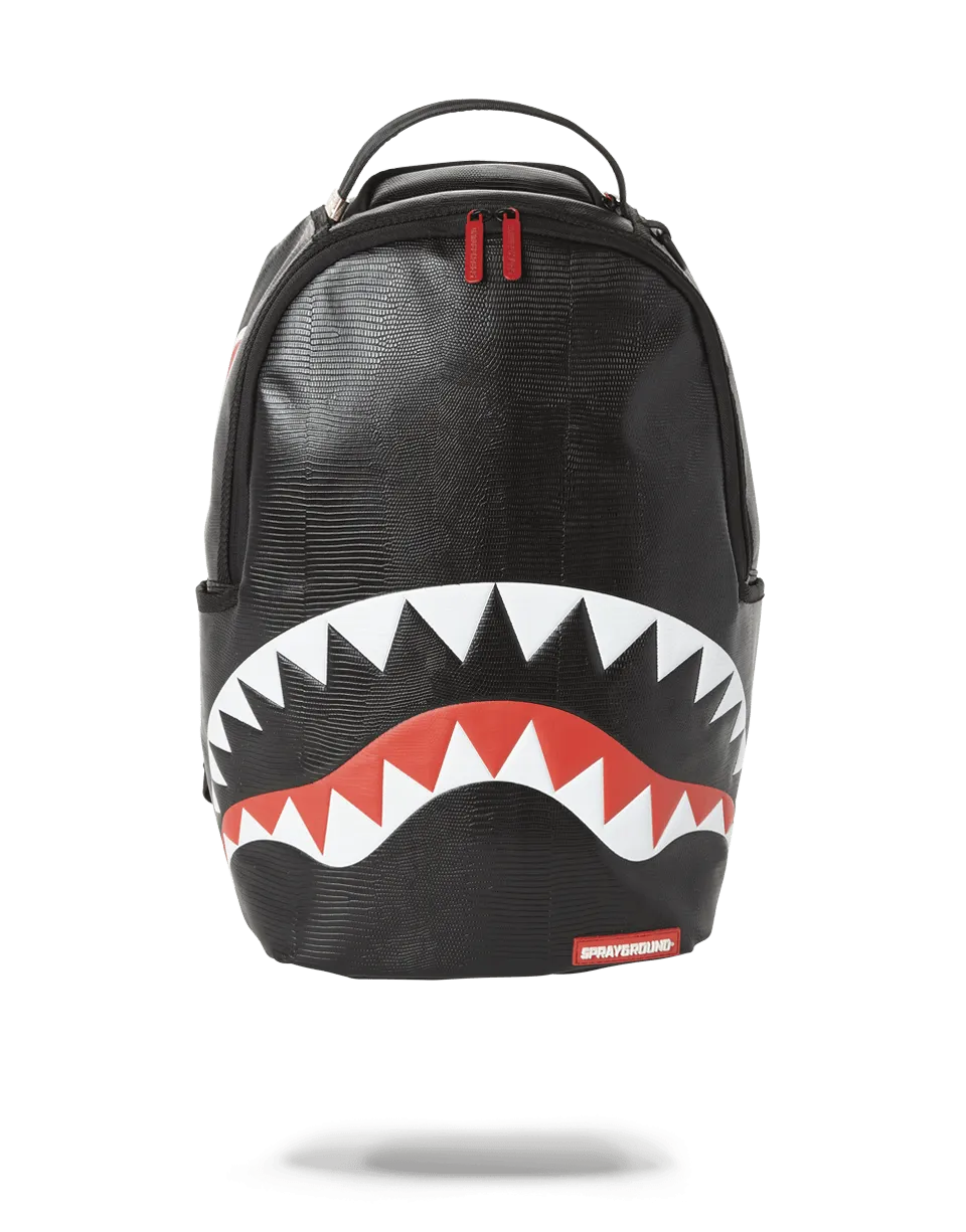 BLACK REPTILE SHARK BACKPACK (ONE OF ONE)