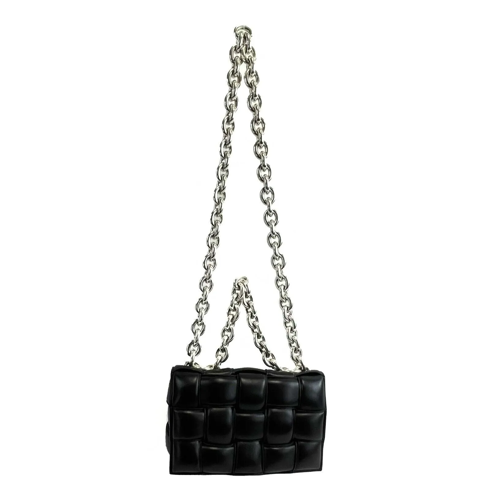 Bottega Veneta - Chain Cassette Padded - Black Crossbody / Shoulder Bag