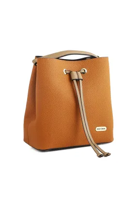 Bucket Hand Bags B14982-Brown