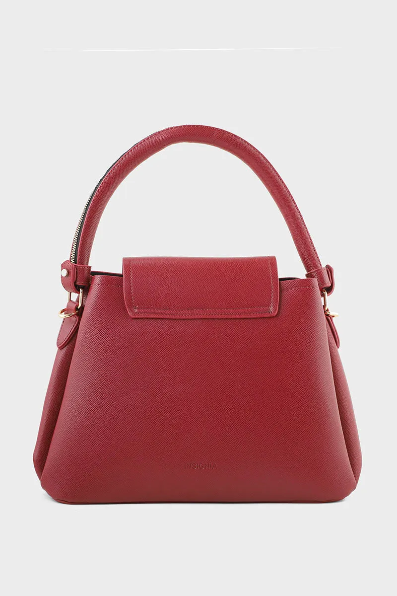 Bucket Hand Bags BH0001-Maroon