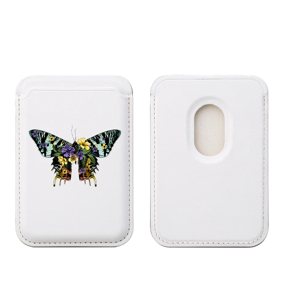 Butterfly III MagSafe Wallet- White