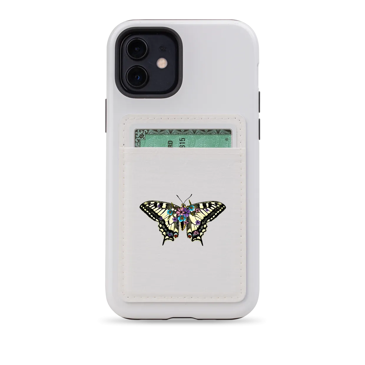 Butterfly IV MagSafe Wallet- White