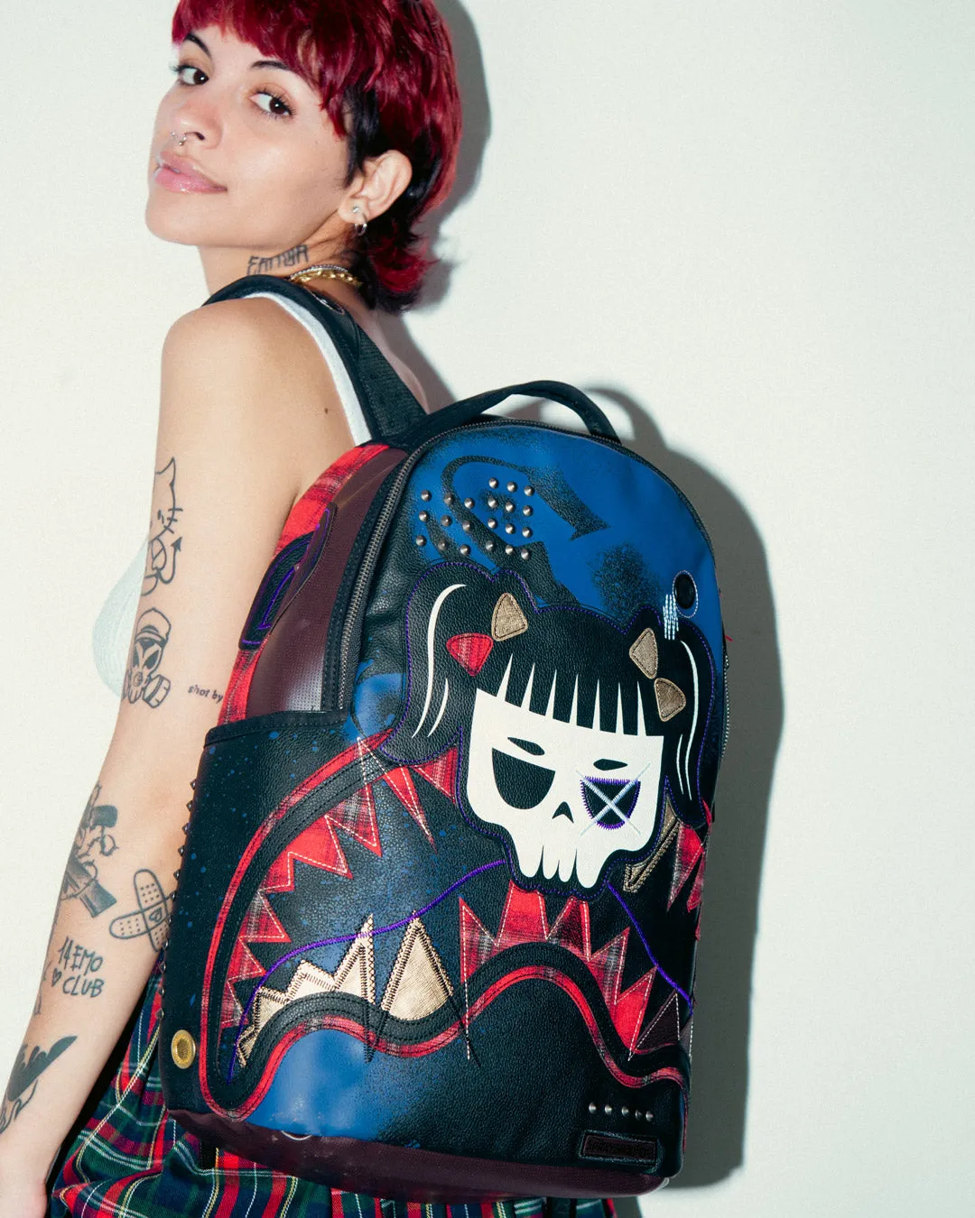 CAZZU ERRORCITO PUNK SHARK BACKPACK