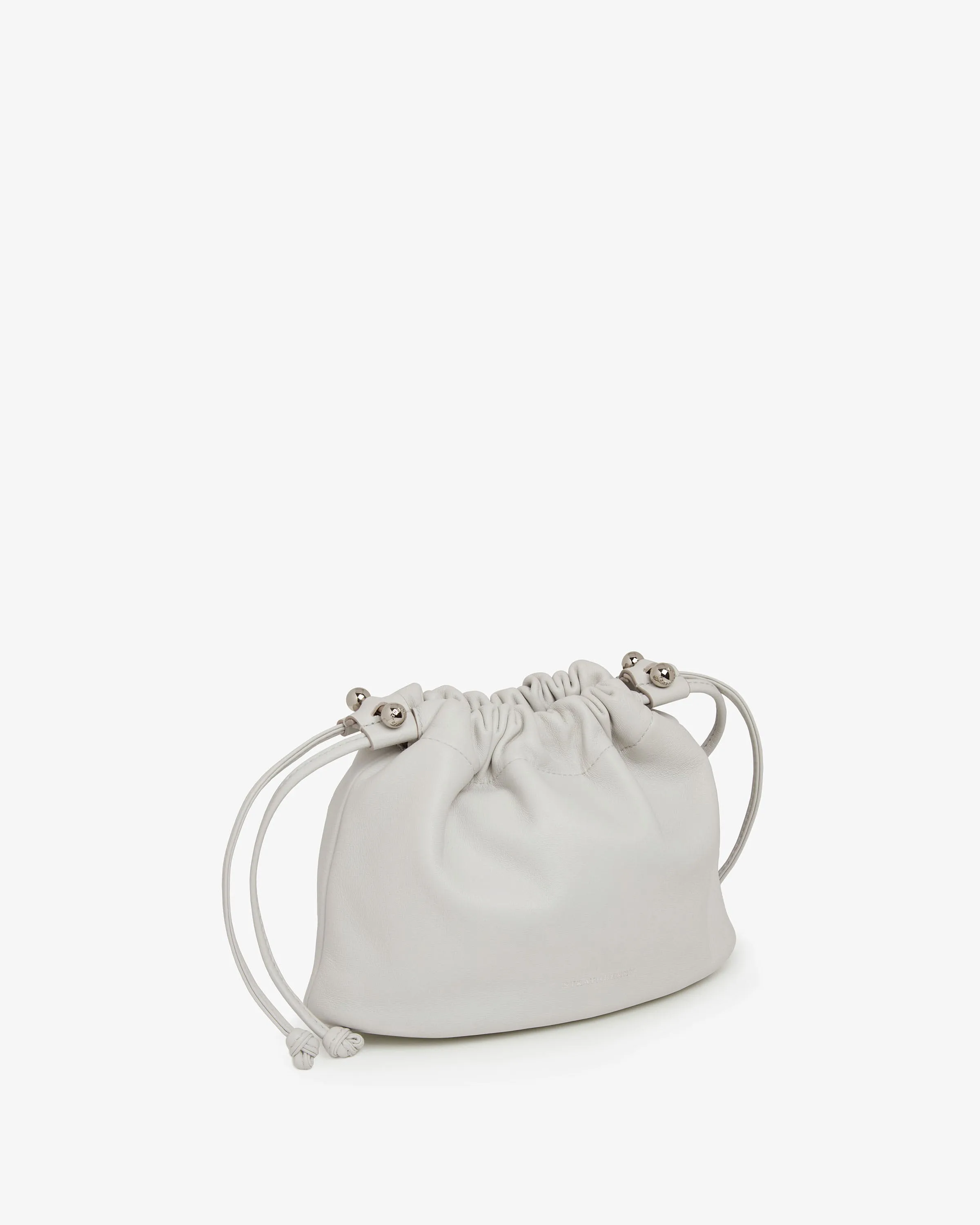 Charlotte Glacier Grey Drawstring Bag - Stylish & Versatile Storage Solution