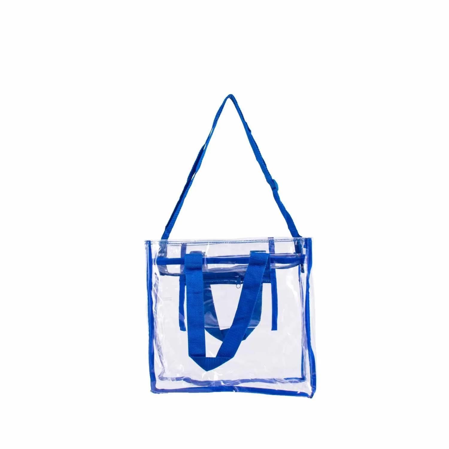 CLEARANCE WHOLESALE CLEAR TOTE BAG (CASE OF 24- $2.50 / PIECE) Wholesale Transparent Tote in Assorted Colors SKU: LGTOTE-24