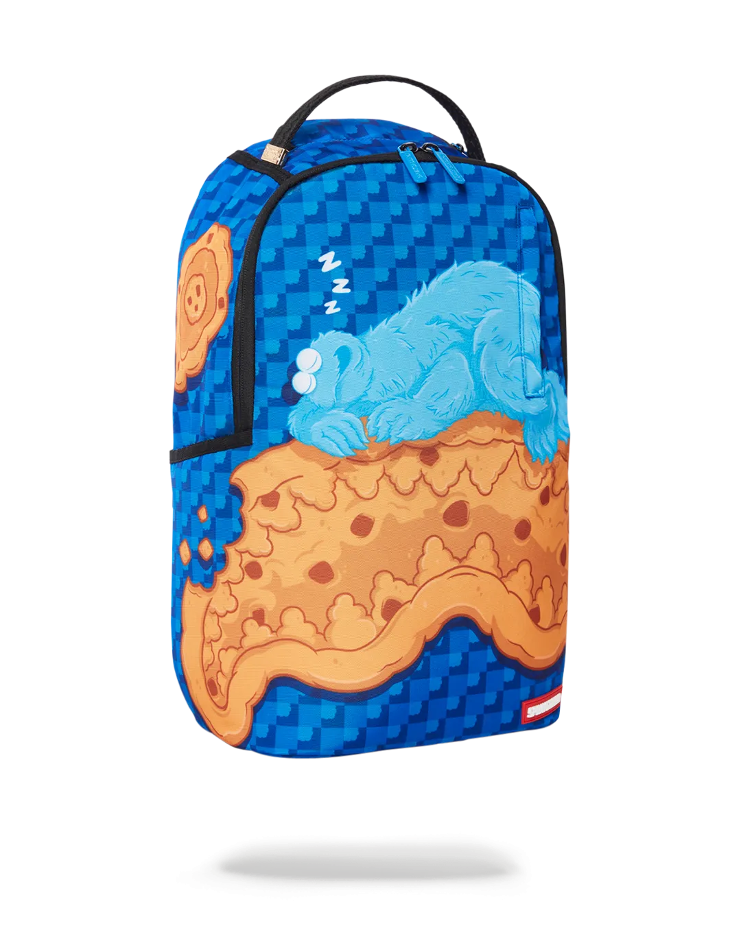 Deluxe Cookie Monster Themed Sleeping Bag Backpack