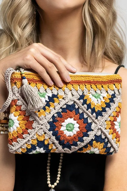 Crochet Tile Clutch