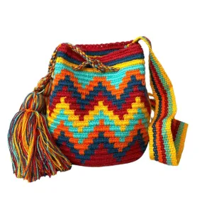 Desert Sunset Mini Crochet Bags