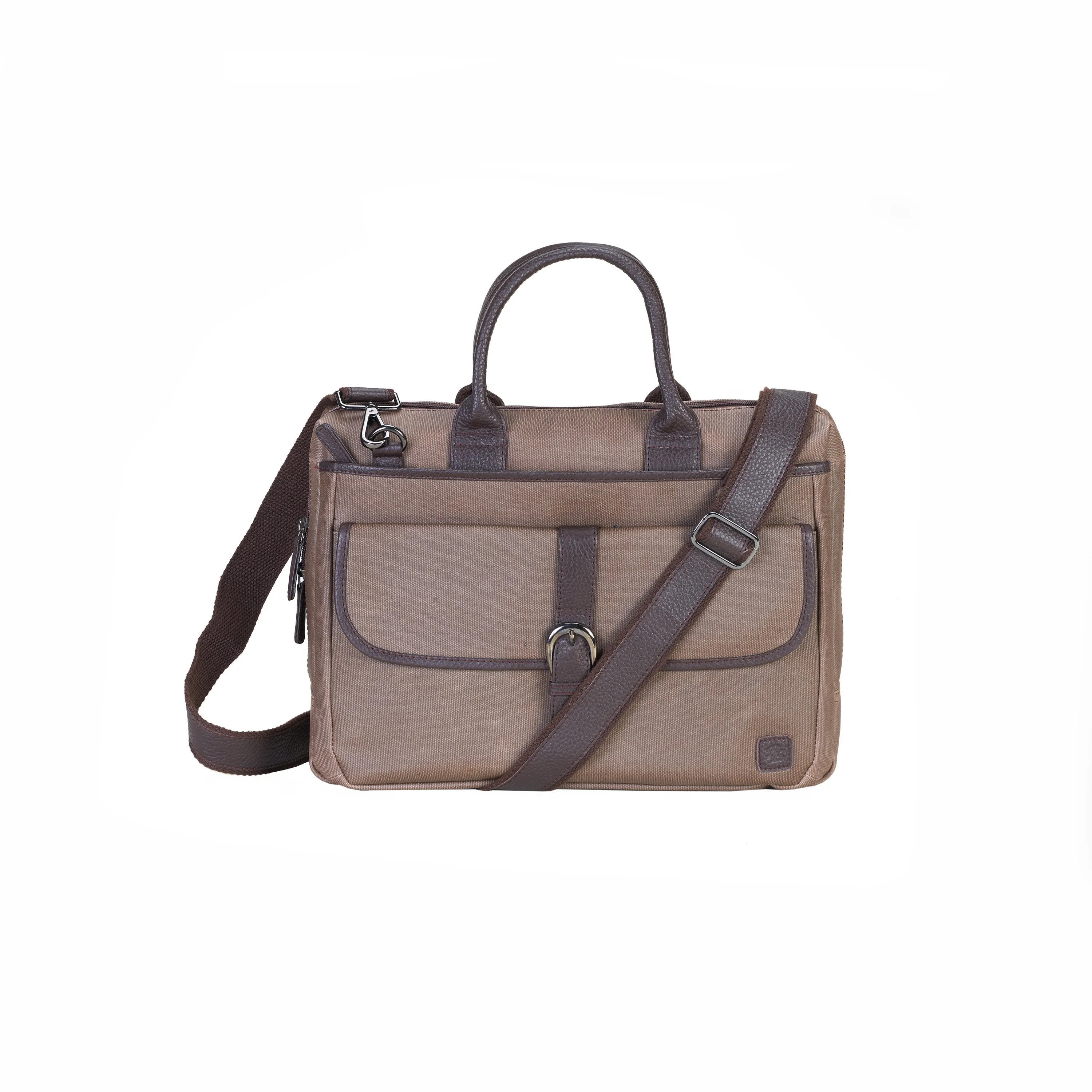 Esquire Laptop Coated Canvas Messenger Bag