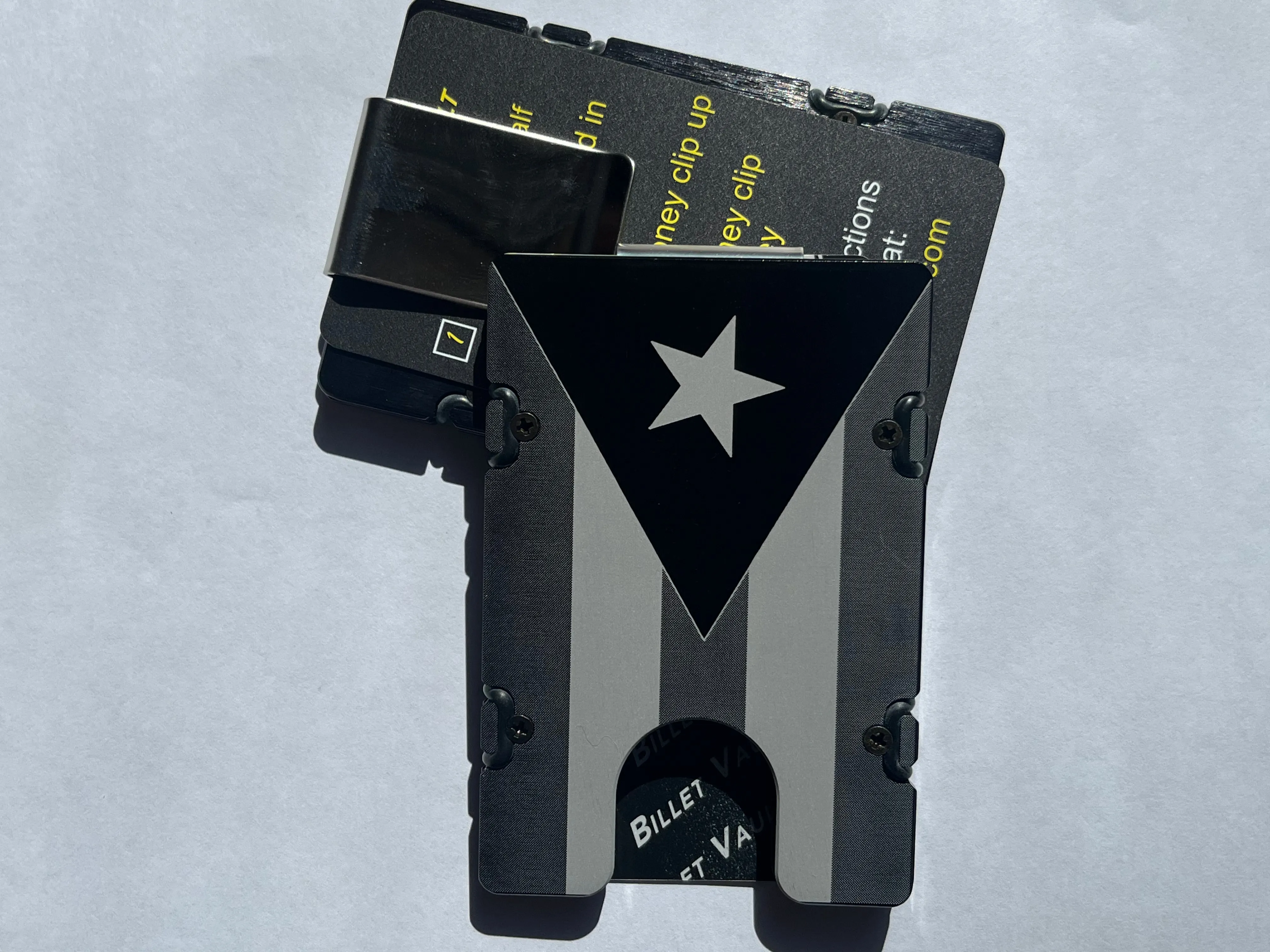 Flag of Puerto Rico - Billetvault Aluminum Wallet