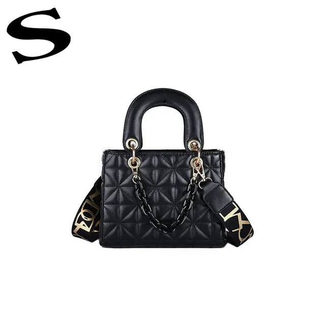 Handbag Women Famous Brand Classic Quilted Design Hand Bag Women Shoulder Purse Pu Leather Shoulder Bag Female Crossbody Bag