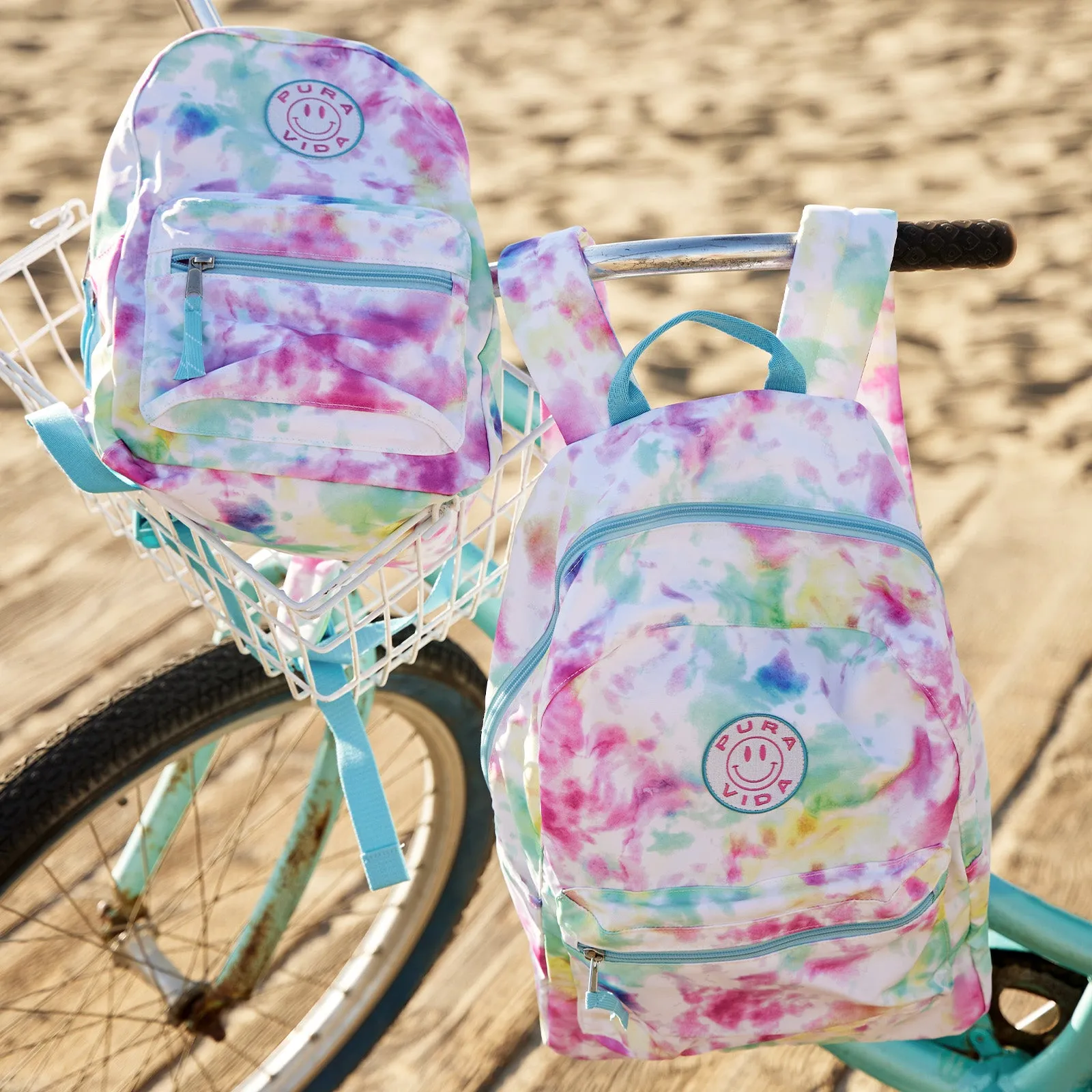 Happy Tie Dye Mini Backpack