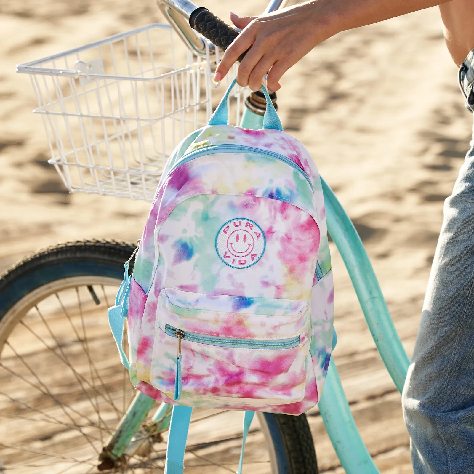 Happy Tie Dye Mini Backpack