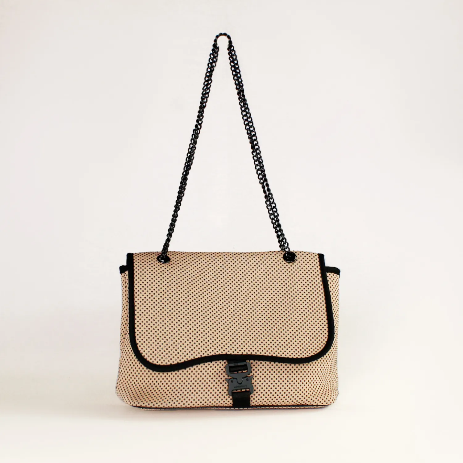 ICON TOTE   FLAP CROSSBODY   POUCH - TAN