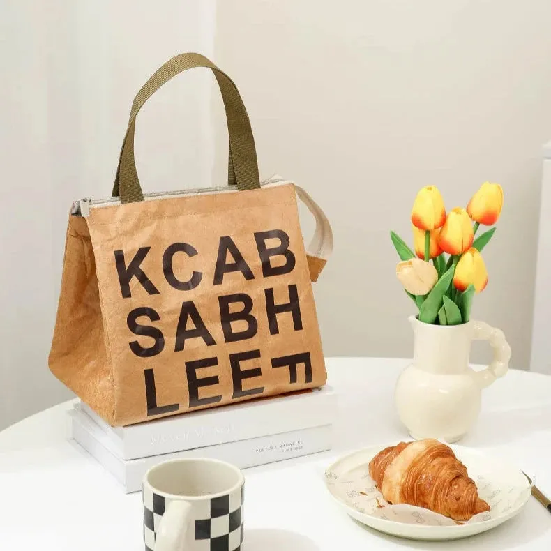 Insulated Bento Bag - Stylish Lunch Bag for Students and Professionals