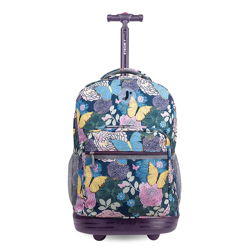 J World Sunrise Rolling Backpack RBS-18