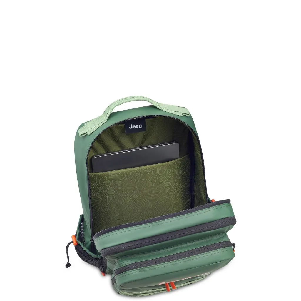 Jeep Tactical Multi Pocket 15" Backpack - Green