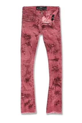 Kids Stacked Santorini Denim (Dusty Rose)