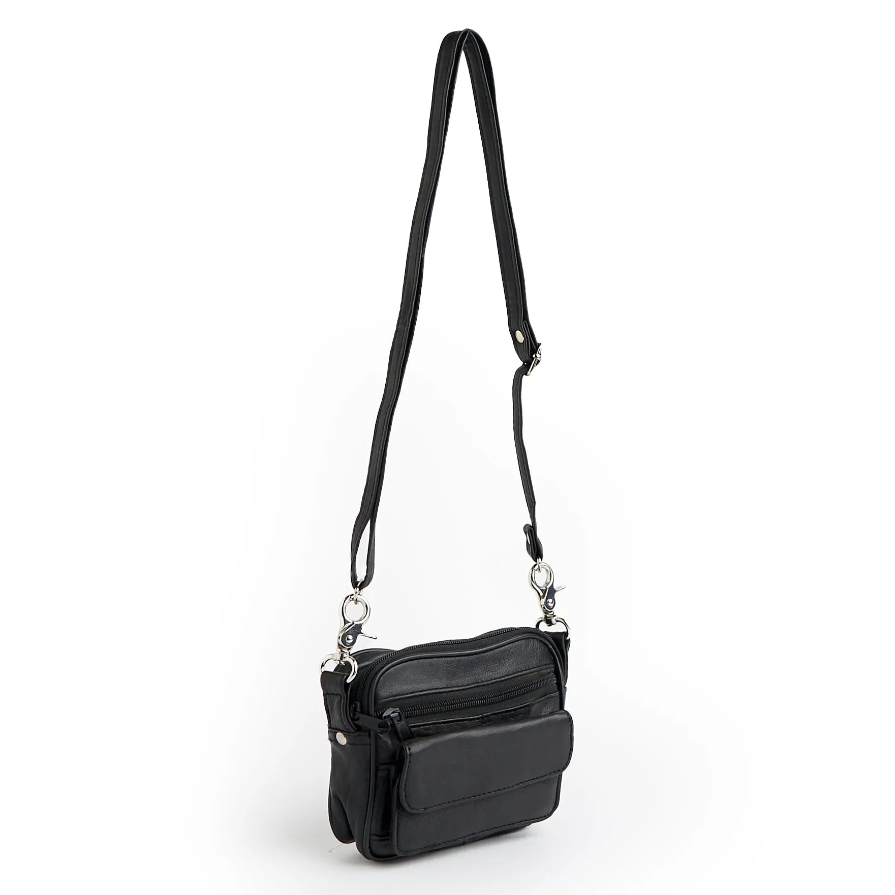 Leather Multi Use Crossbody Purse