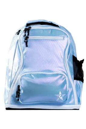 Liquid in Sky Blue Rebel Dream Bag with White Zipper