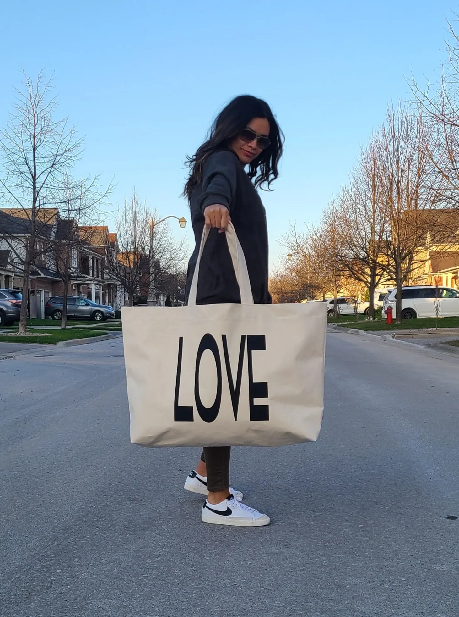 LOVE Tote Bag Natural