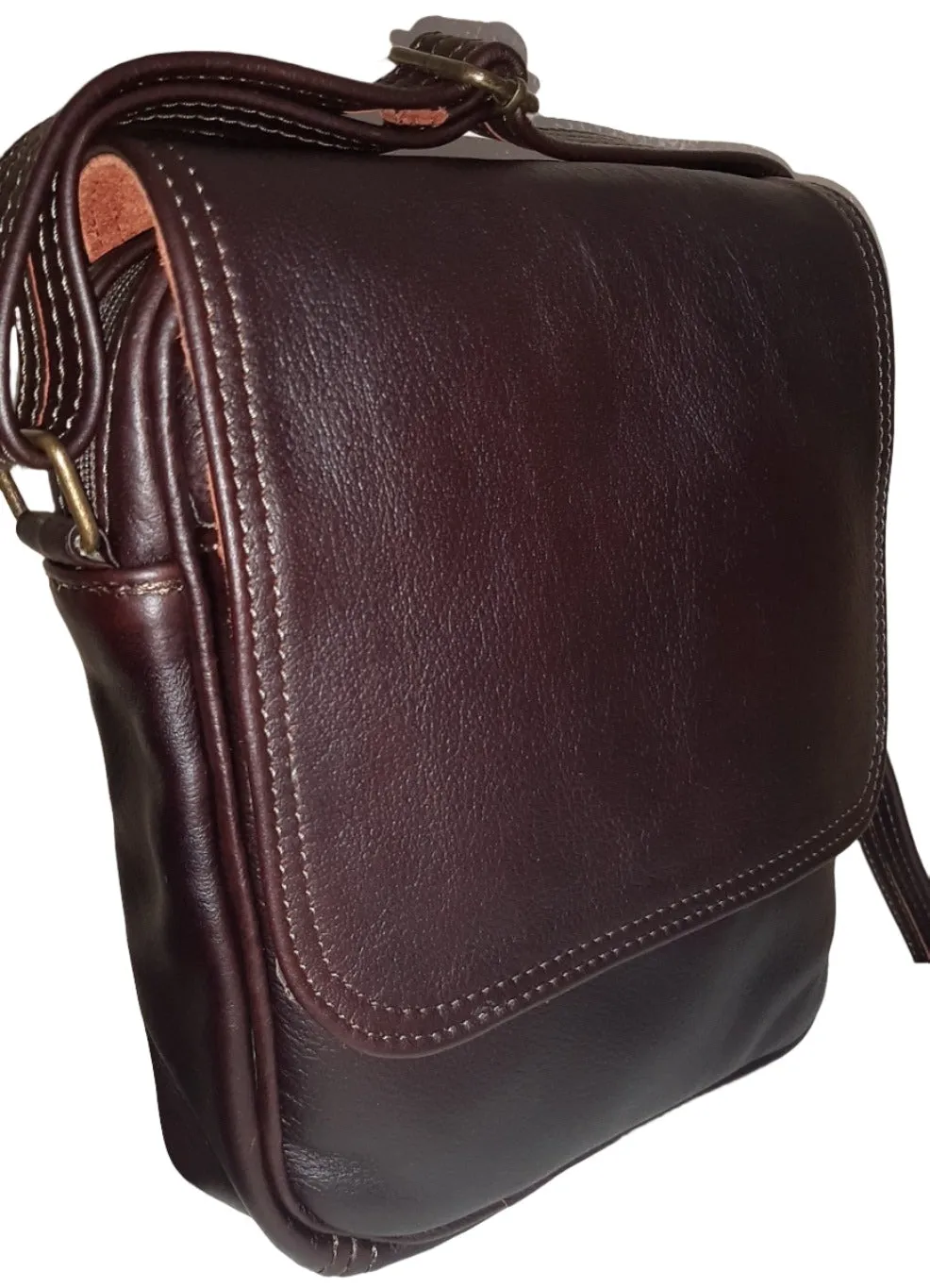 Messenger bag with flap