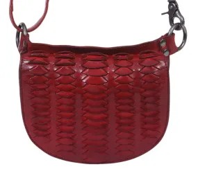 Modapelle Woven Leather Crossbody Bag UL6511