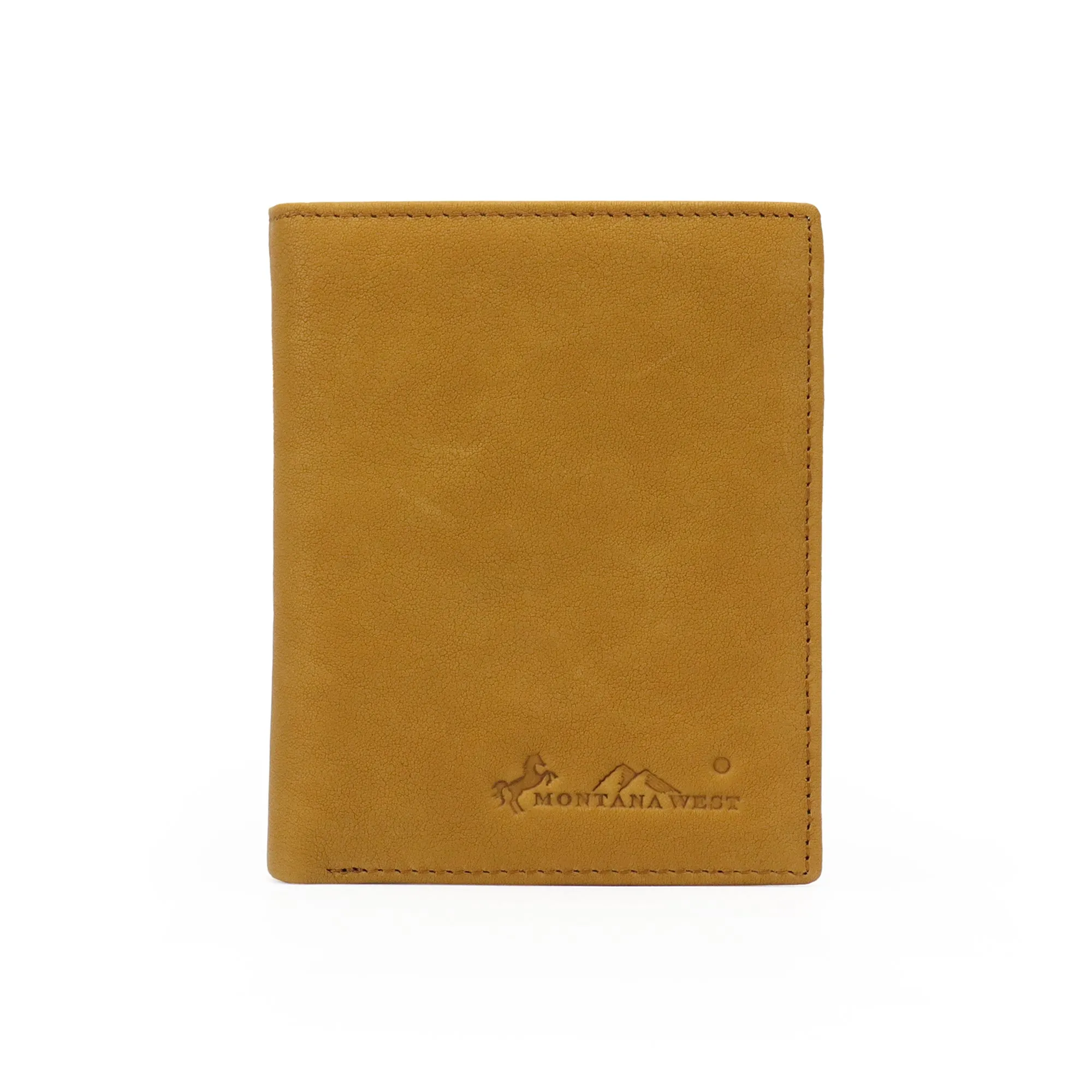 Montana West Genuine Leather Men's Bi-Fold Wallet