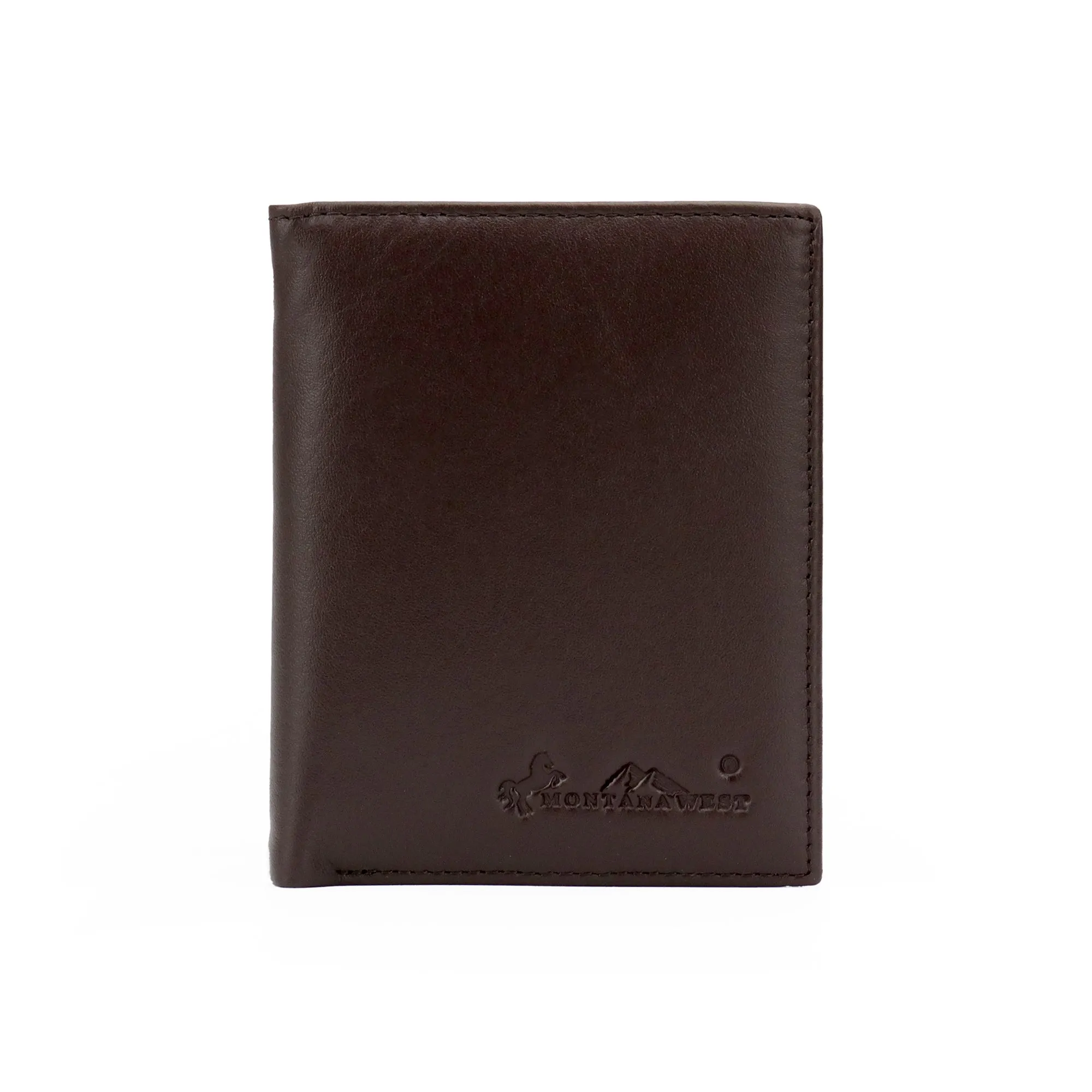 Montana West Genuine Leather Men's Bi-Fold Wallet