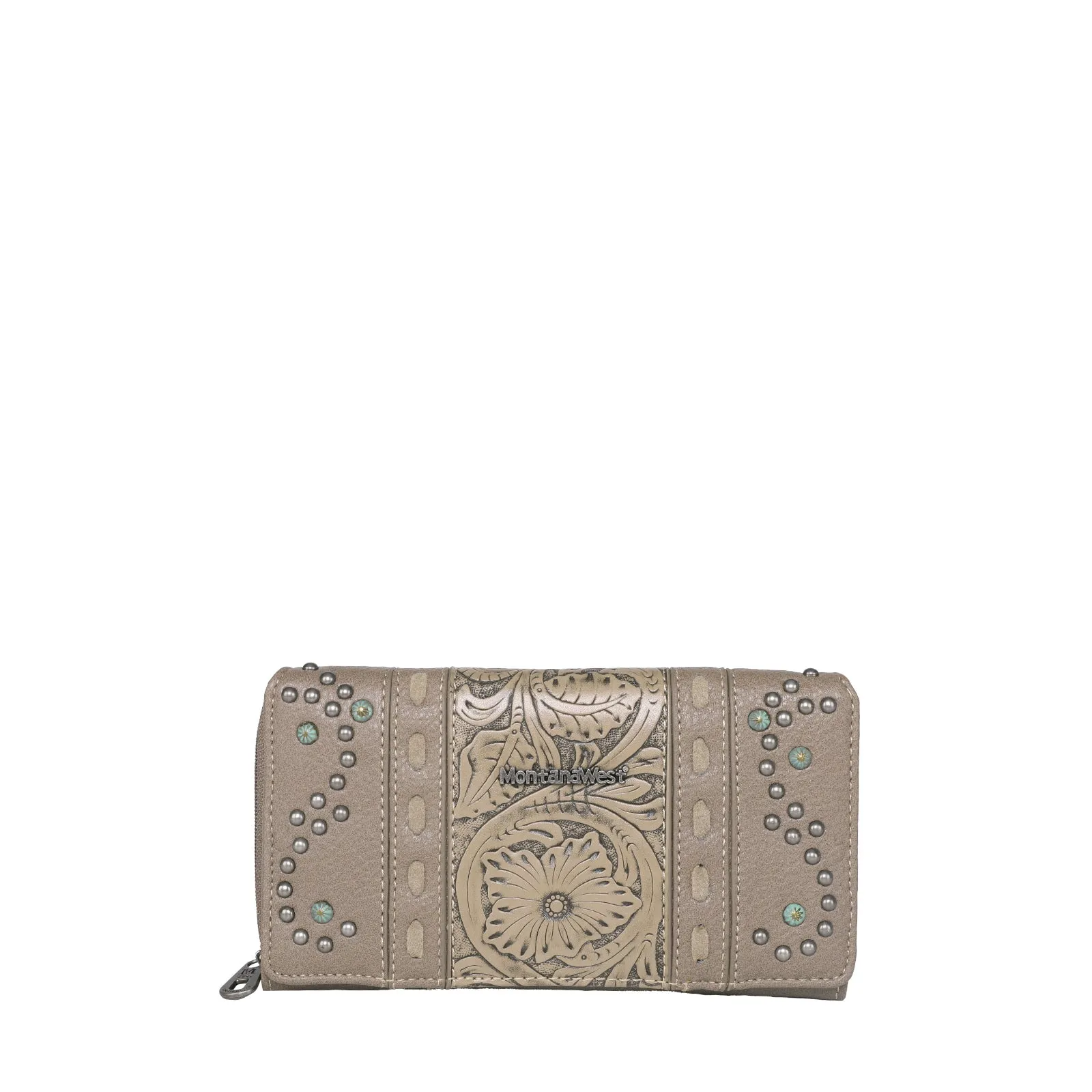 Montana West Vintage Floral Embossed Wallet