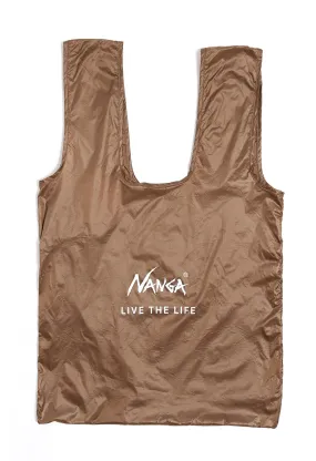 Nanga Nanga Pocketable Eco Bag(Live The Life) - Coyote