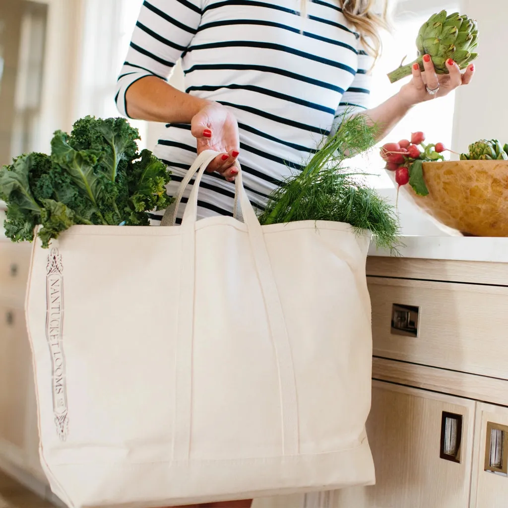 NL Natural Canvas Boat Tote