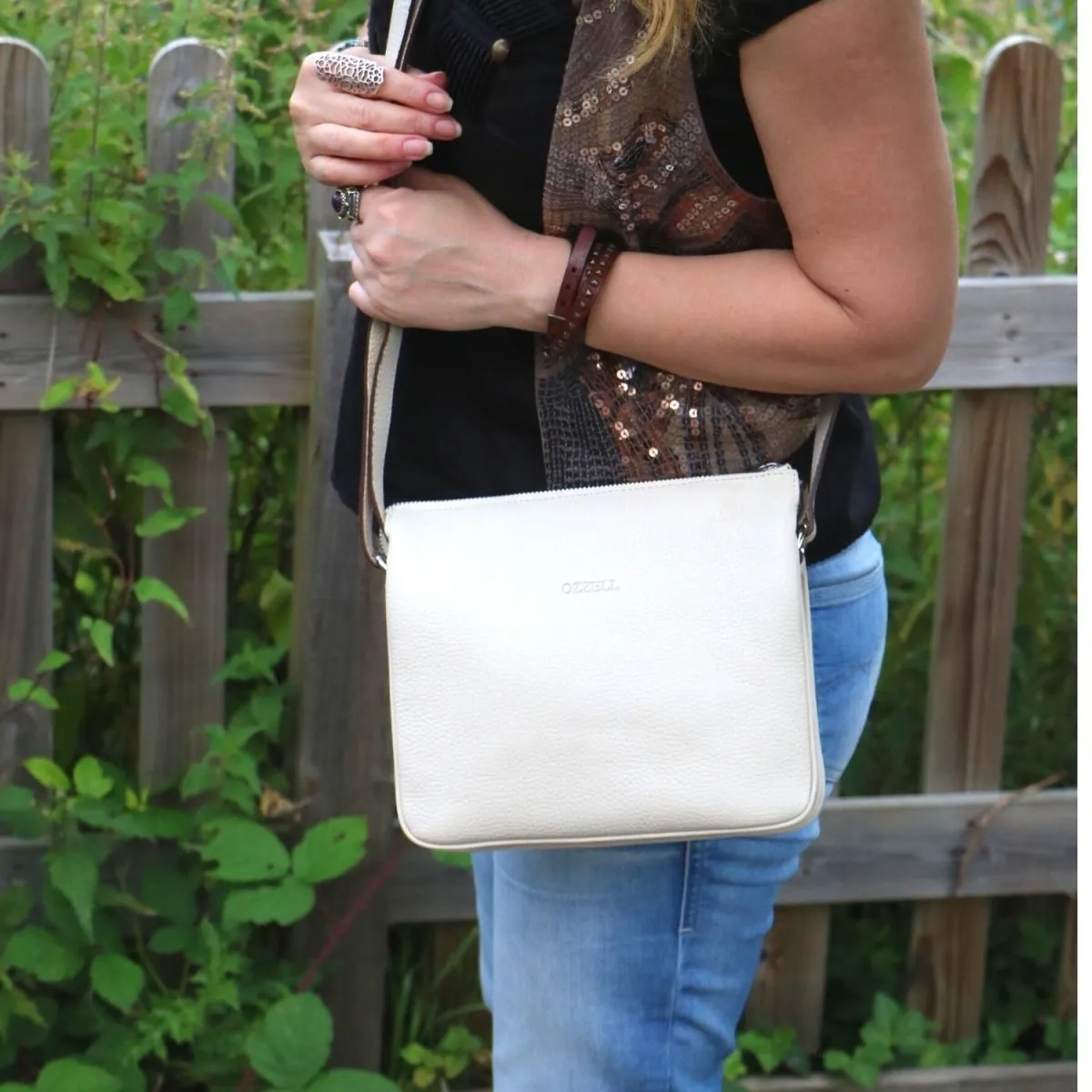 Ozzell Leather Crossbody Bag