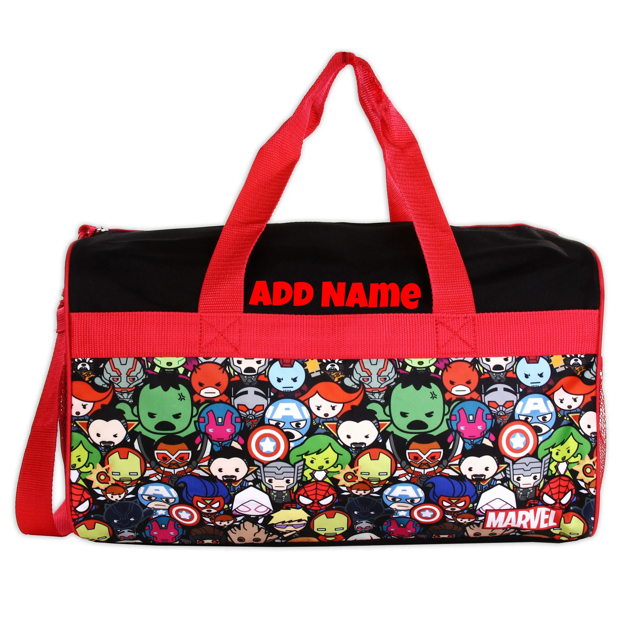 Personalized Kid's Travel Duffel Bag - Kawaii Marvel