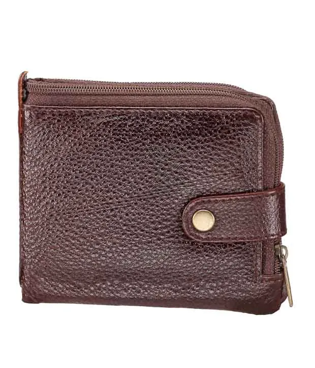 RL Zipper Card Leather Wallet