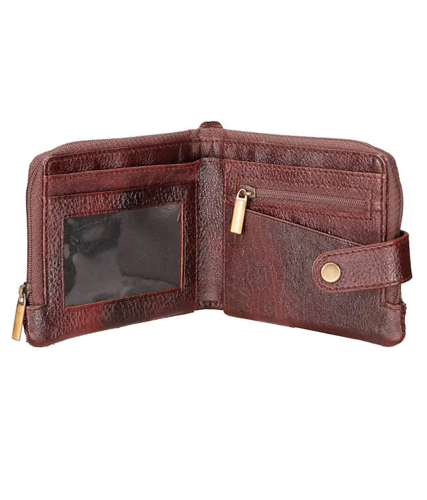 RL Zipper Card Leather Wallet