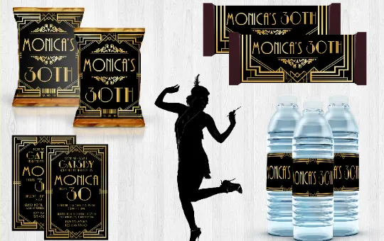 Roaring 20's Party Theme - FREE SHIPPING