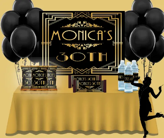 Roaring 20's Party Theme - FREE SHIPPING