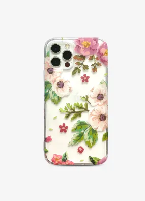 Spring Anemone Clear Phone Case