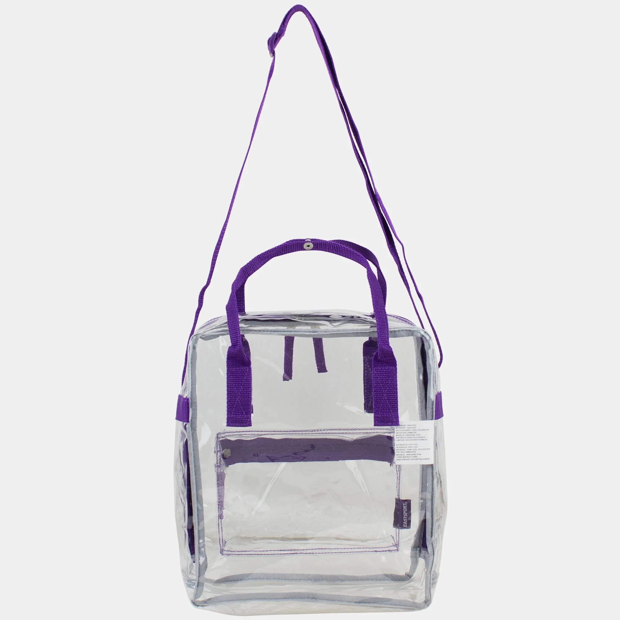 Stadium Approved Clear Shoulder Tote Bag