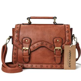 Vintage PU Leather Shoulder Bag