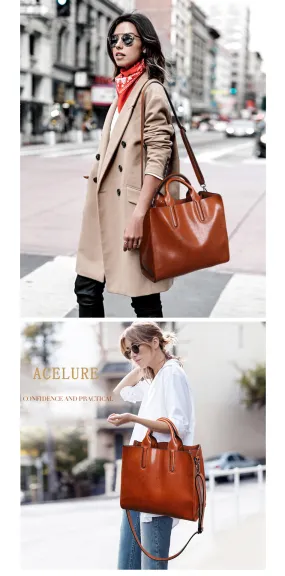 Women High Quality Casual Trunk Tote Spanish Brand Shoulder Bag